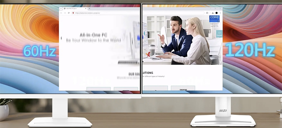 چرا Refresh Rate بالا در مانیتور‌های اداری مهم است؟