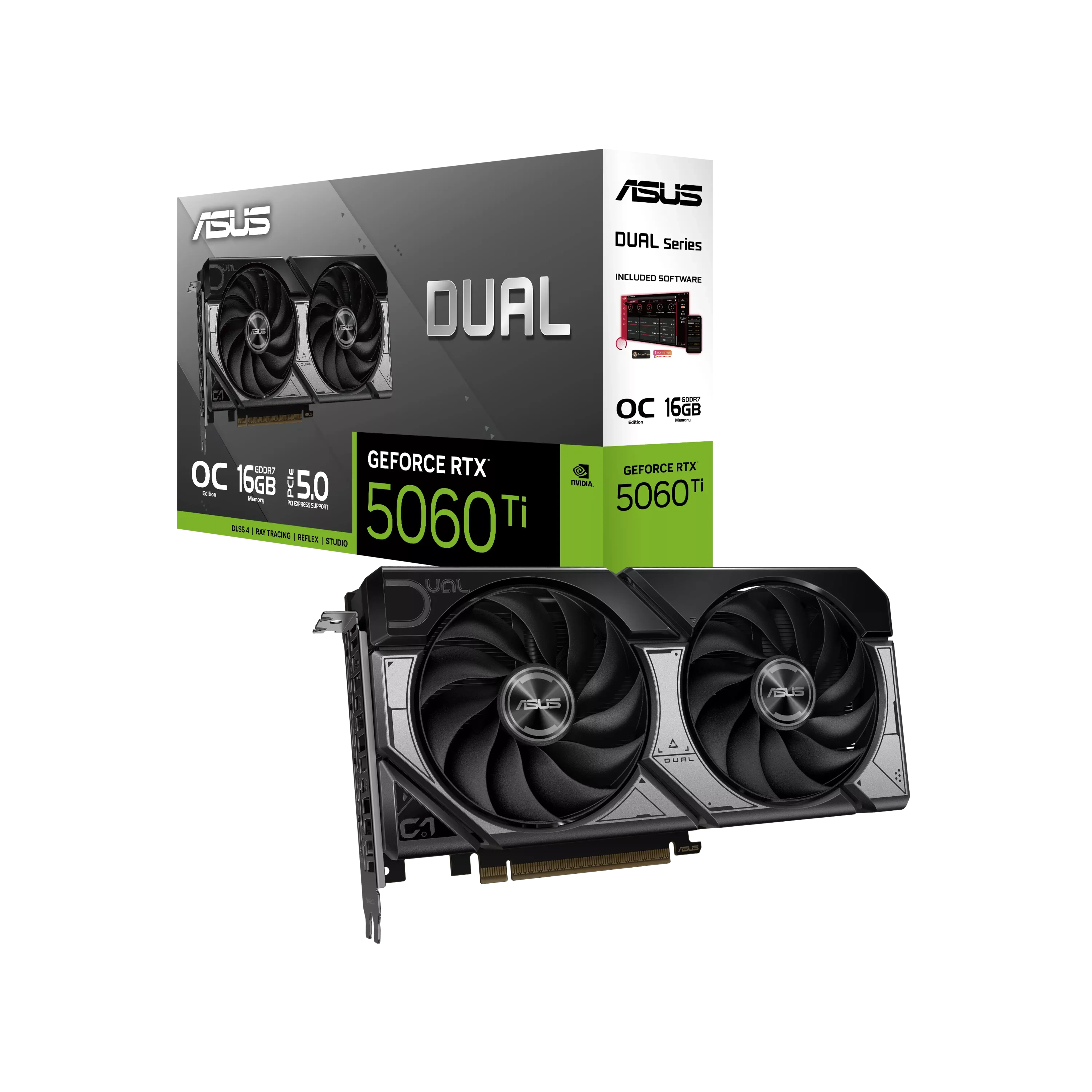 ASUS Dual GeForce RTX 5060 Ti 16GB GDDR7 OC Edition